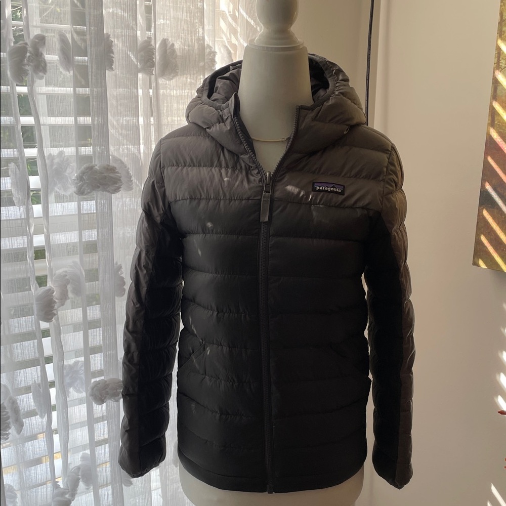 Patagonia Dark Gray Hooded Jacket